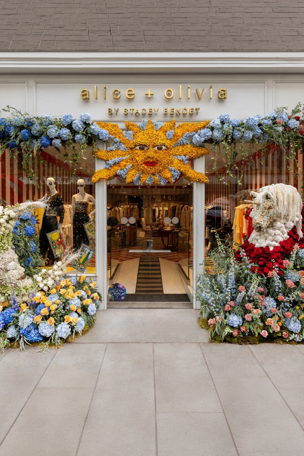 alice + olivia shop front in Chelsea