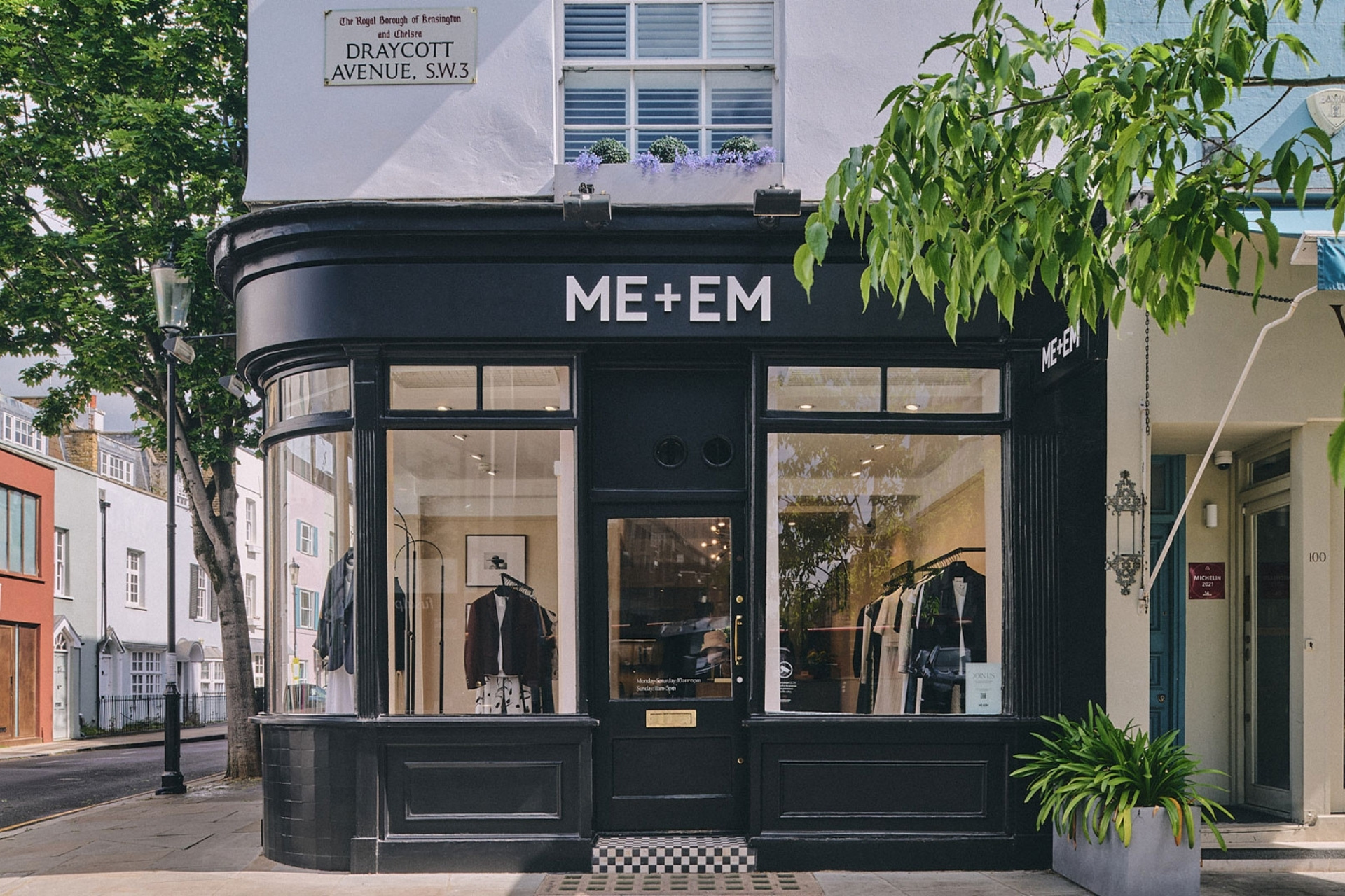 ME + EM shop front in Chelsea