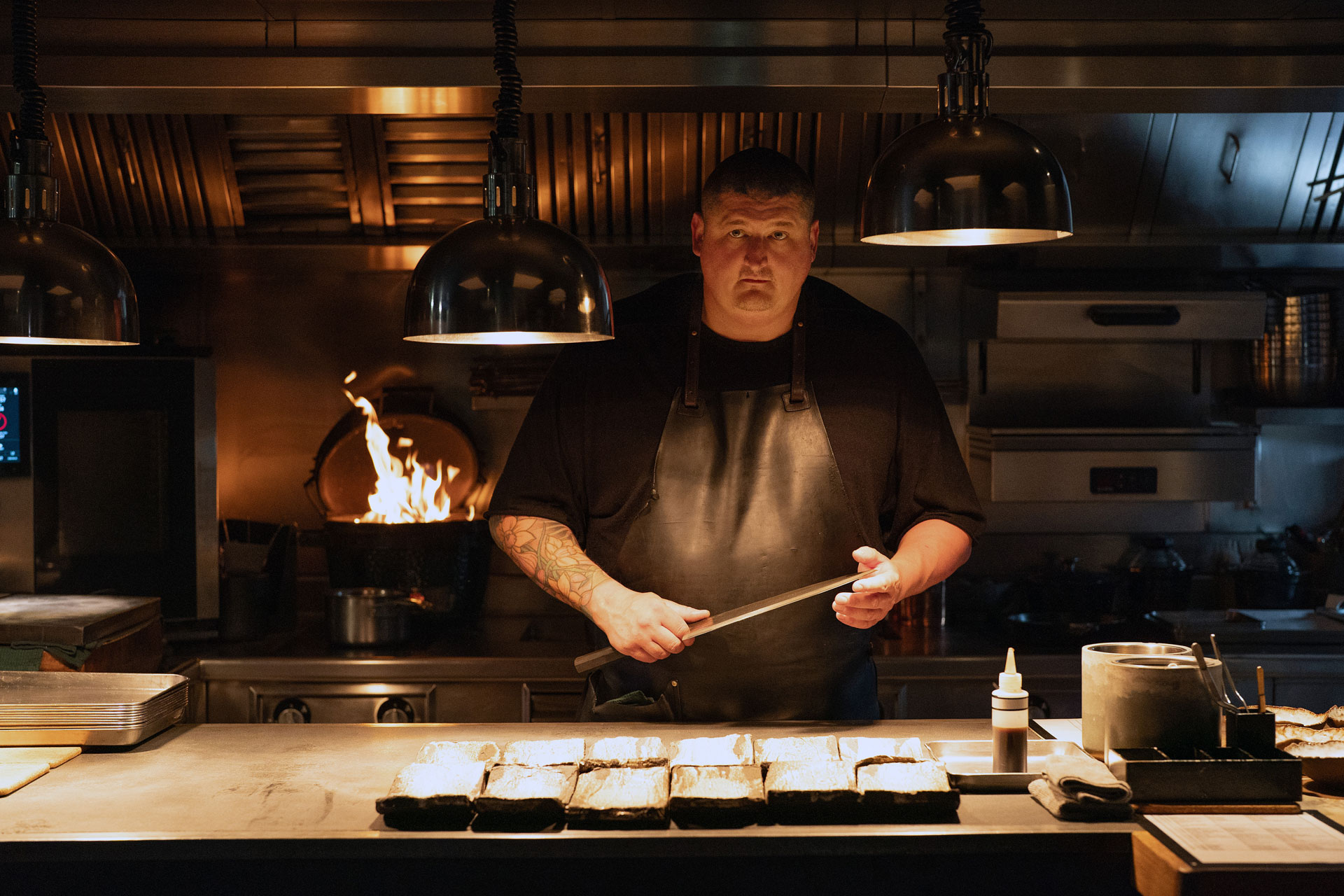 Gareth Ward from Ynyshir in the second season of “Knife Edge: Chasing Michelin Stars
