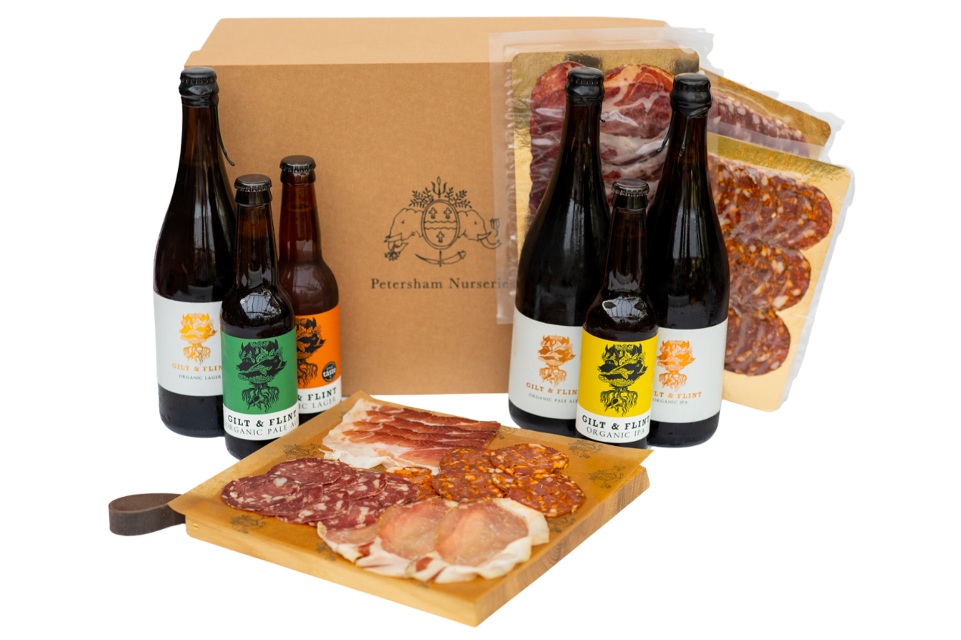 Petersham Nurseries x Haye Farm and Beer Charcuterie Hamper, £120