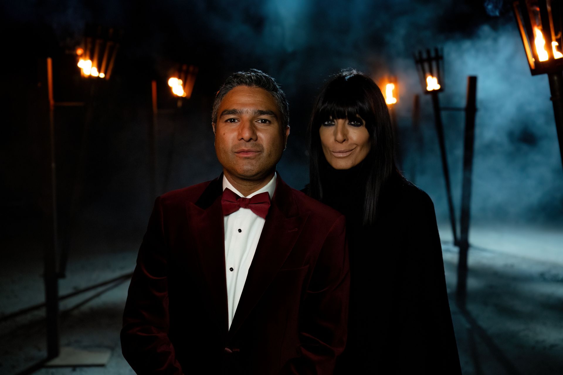 Nick Mohammed and Claudia Winkleman