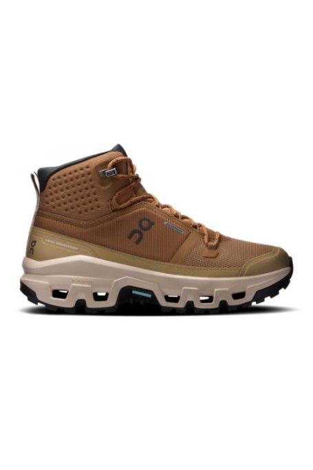 On Women’s Cloudrock Mid Waterproof In Sphinx & Sand