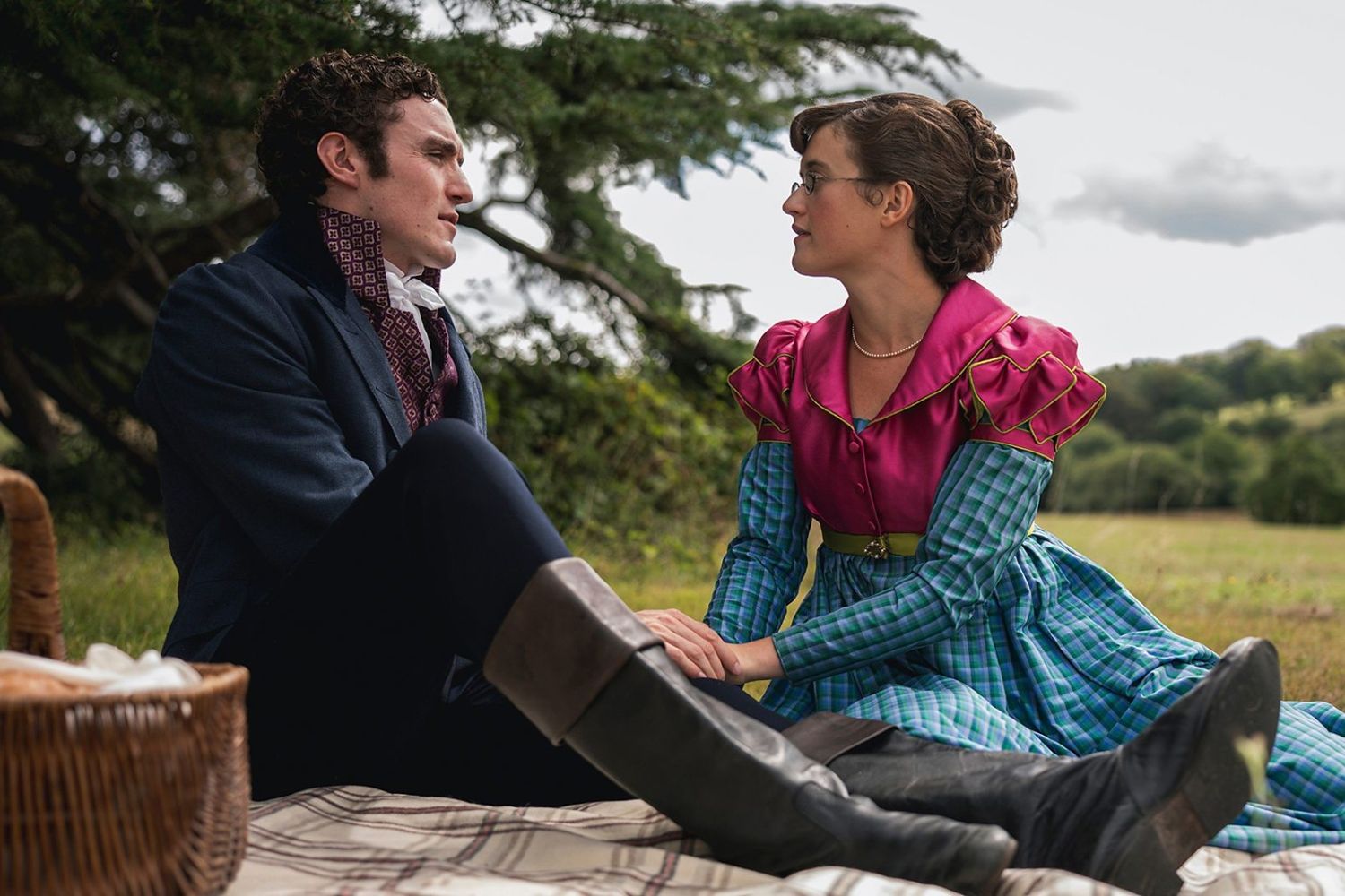 First look at Ella Bruccoleri as Mary and Dónal Finn as Tom Hayward in The Other Bennet Sister.