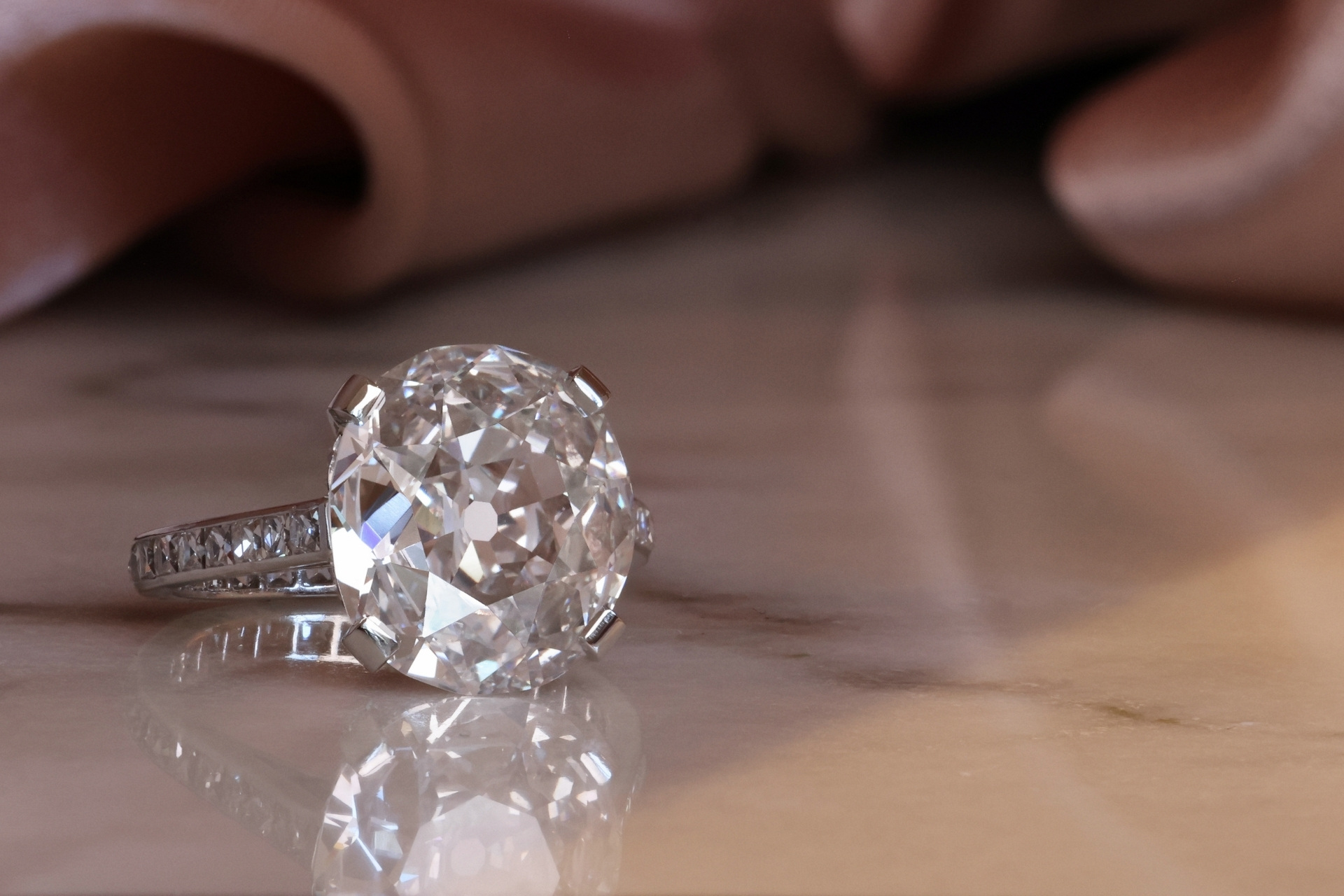 Hancocks London diamond ring