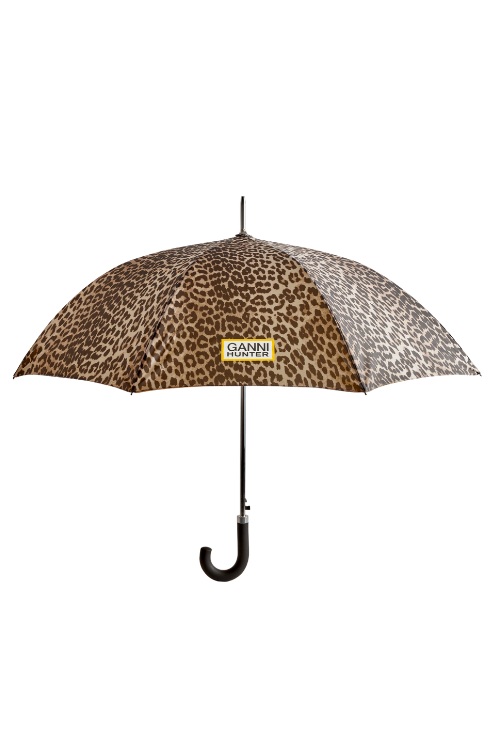 Leopard print umbrella