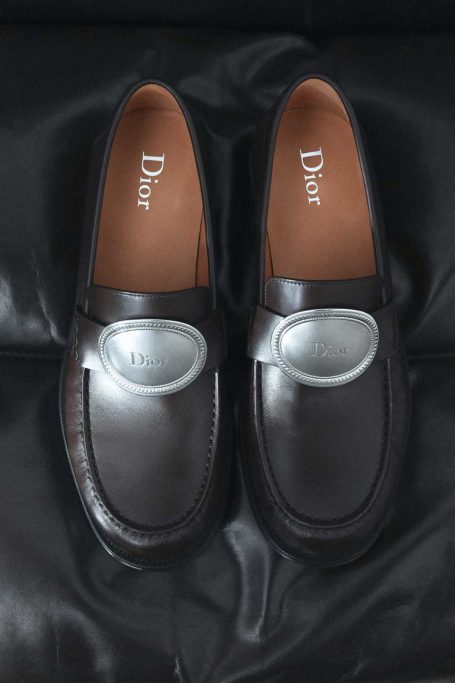 Dior Dior Médaillon Loafer in Black Smooth Calfskin