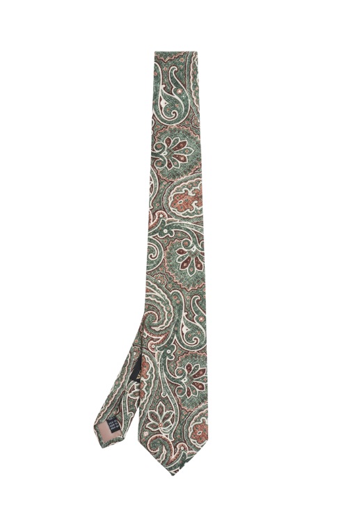 Favourbrook Green Overton Silk Tie