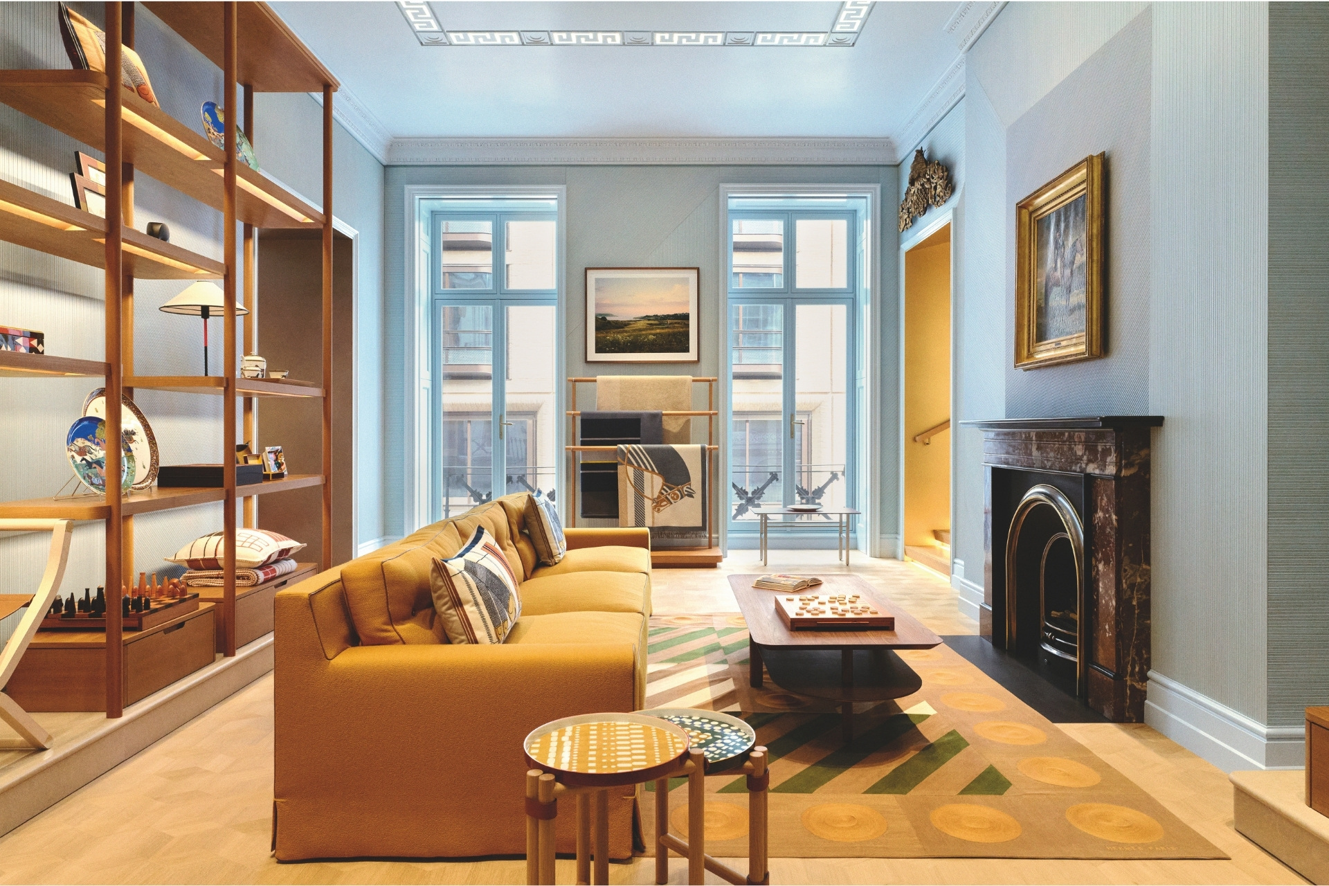 Inside the Hermes store in London