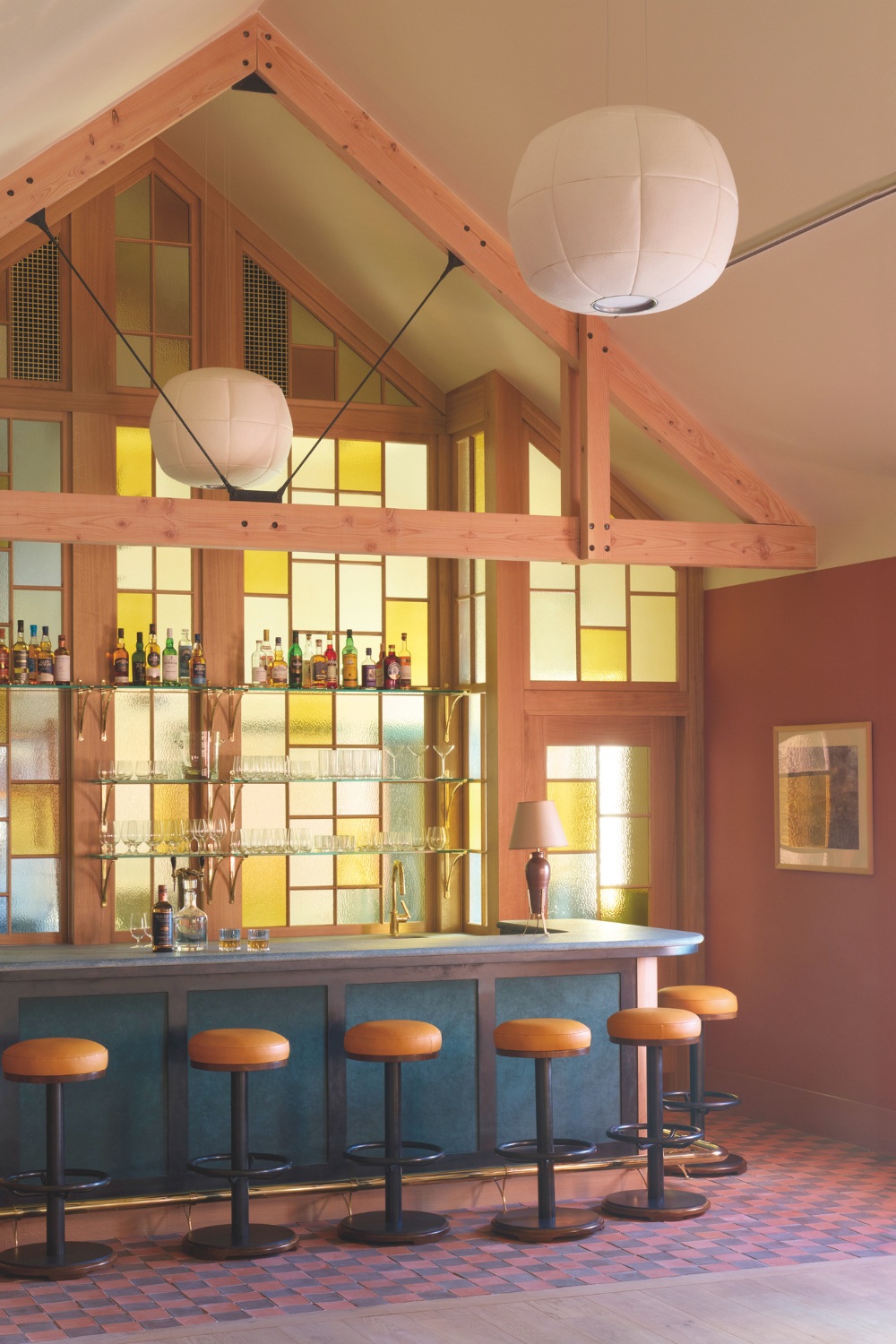 Bar designed by Tom Bartlett