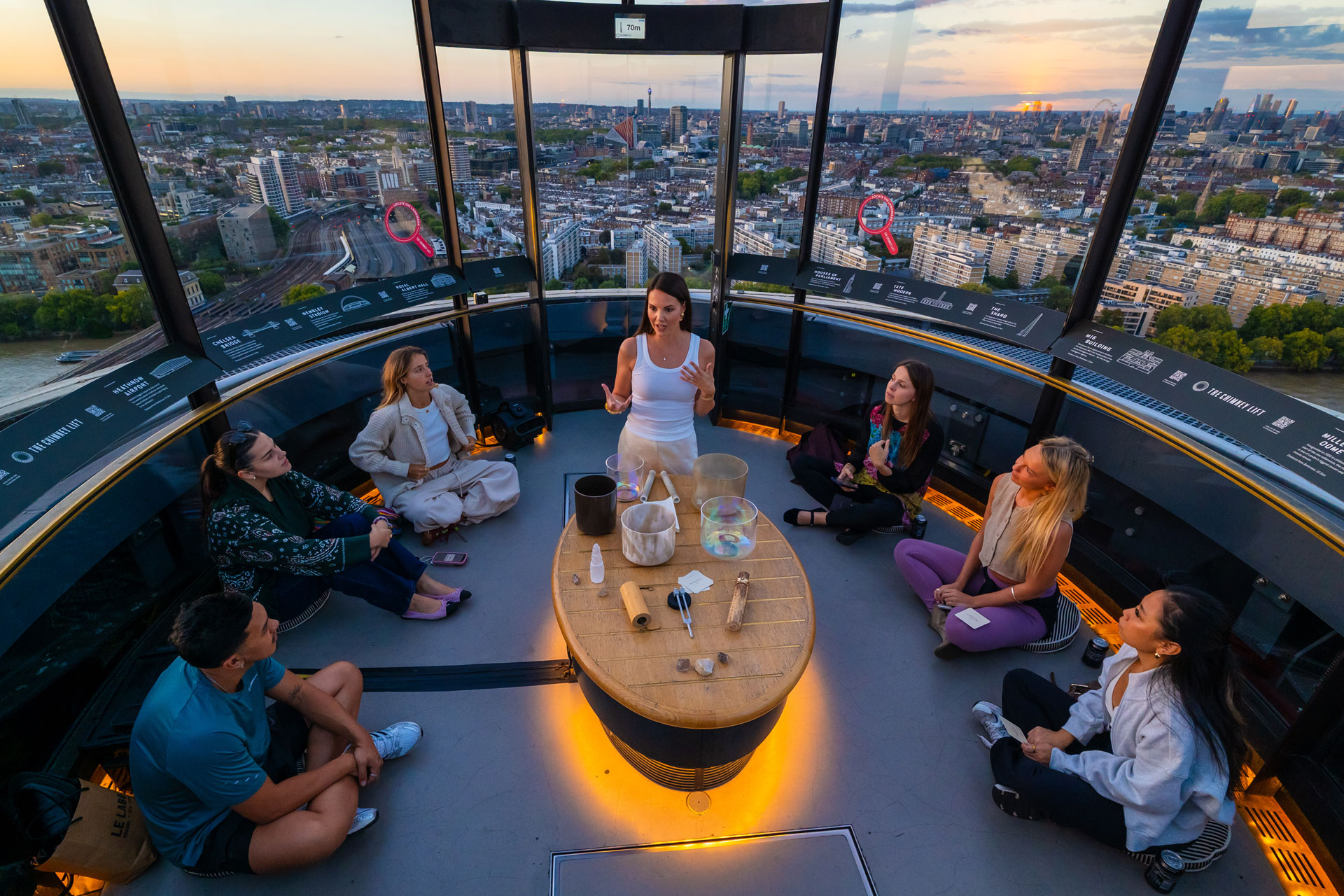 Meditation session at The Chimney Lift