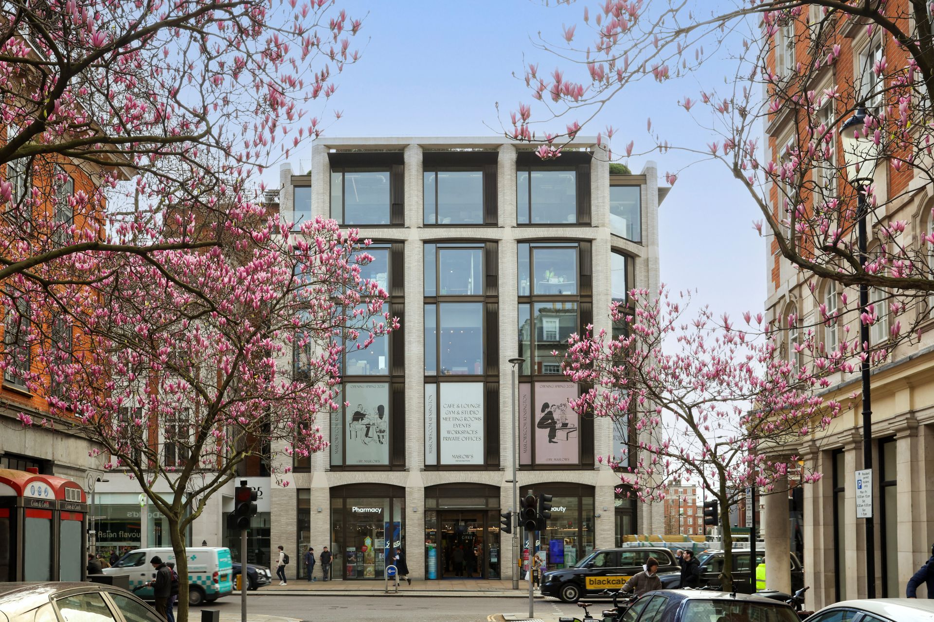 the exterior of The Kensington Building