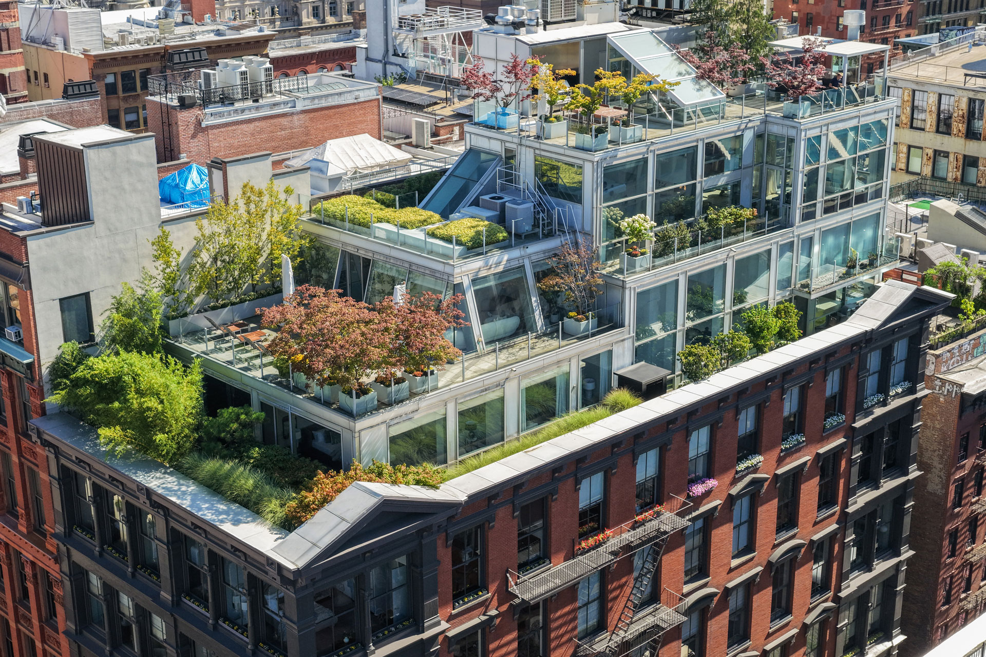 Exterior of Thierry Henry's New York penthouse