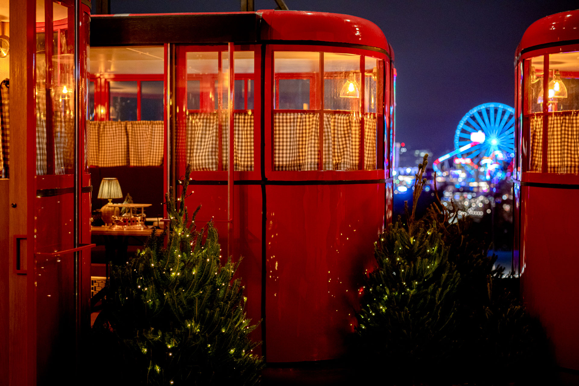 Rooftop cabins at The Berkeley