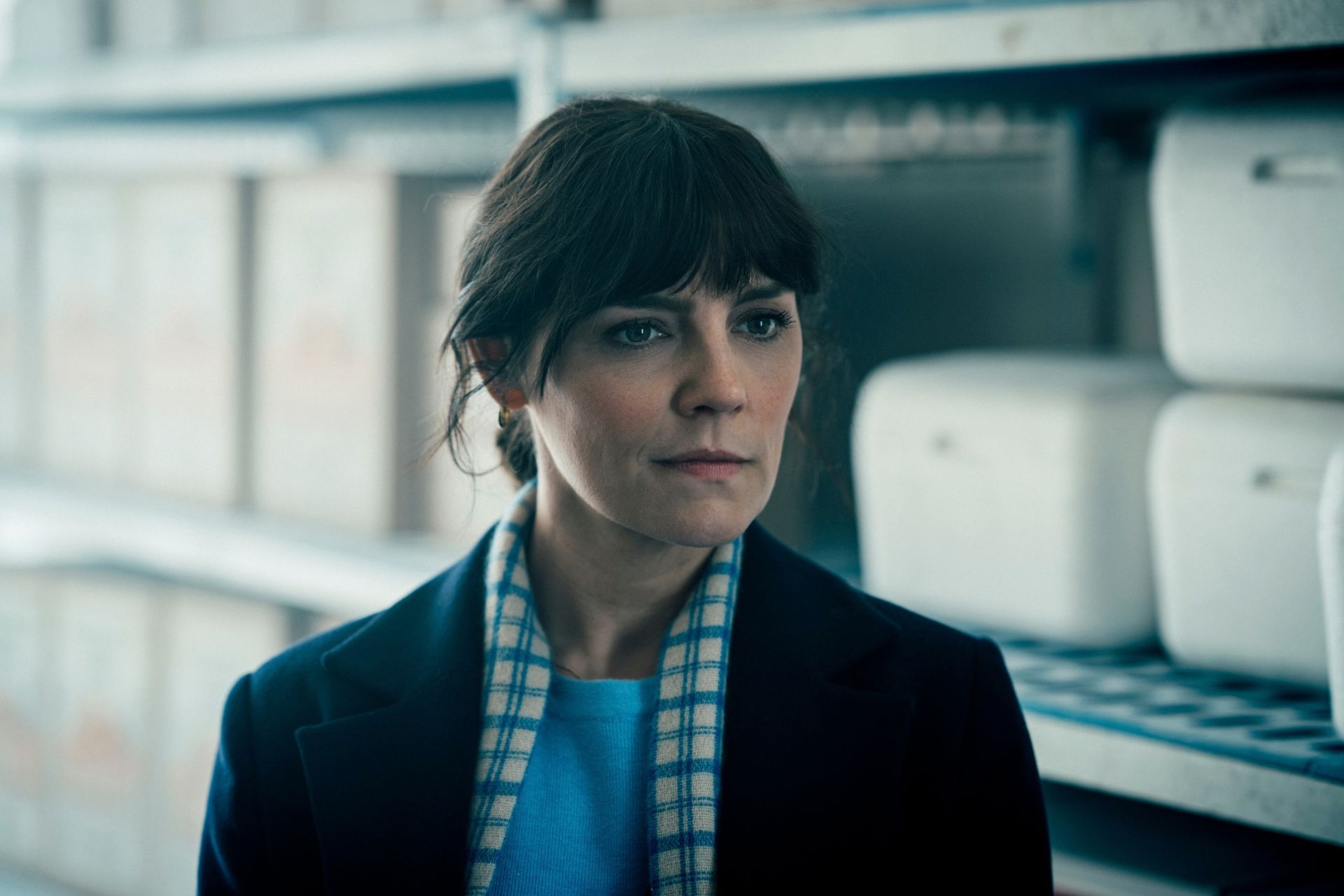 Annabel Scholey as DI Lauren Bell in Winter