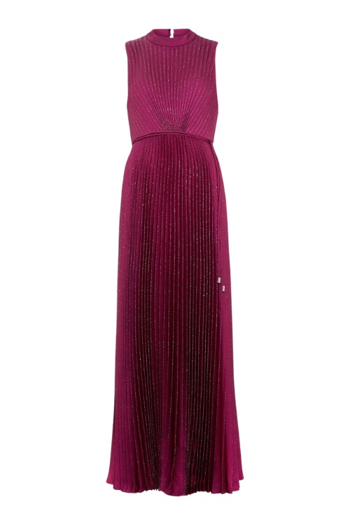 Phase Eight Simara Glitter Pleated Maxi Dress