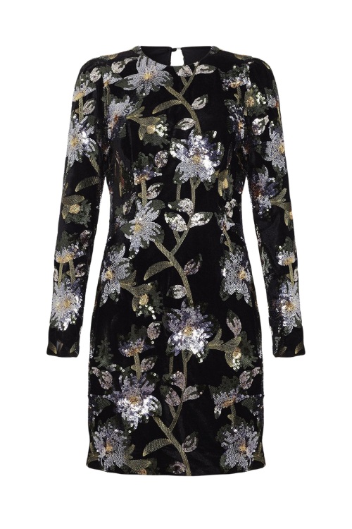 Phase Eight Destiny Sequin Floral Mini Dress