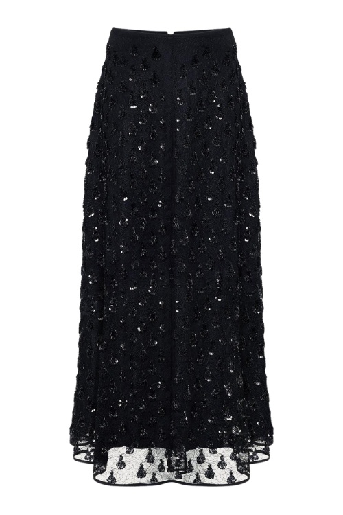Phase Eight Esme Embellished Sheer Midi Skirt