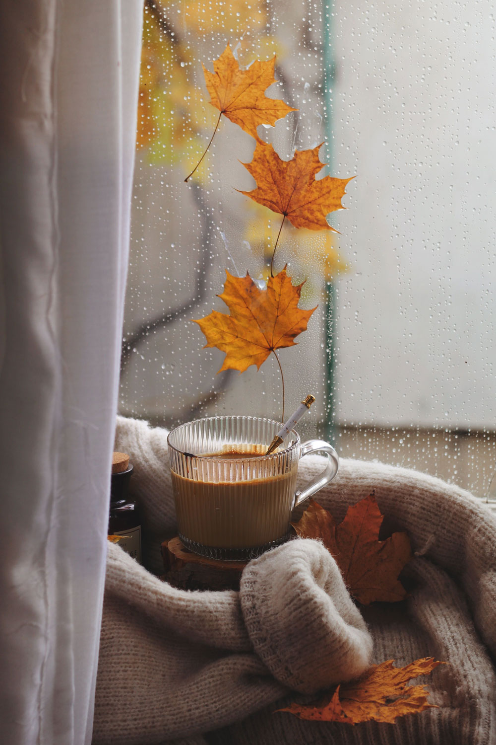 Coffee by the window