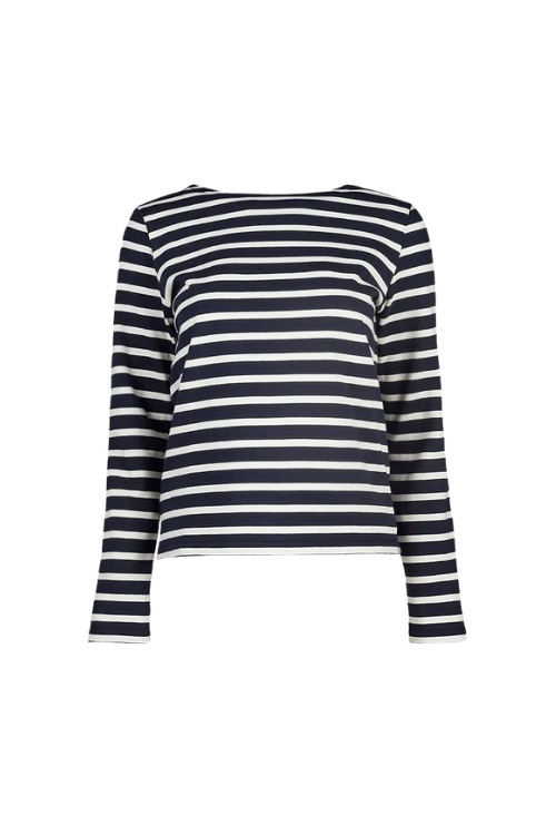 Community Clothing Cotton Jersey Breton Top