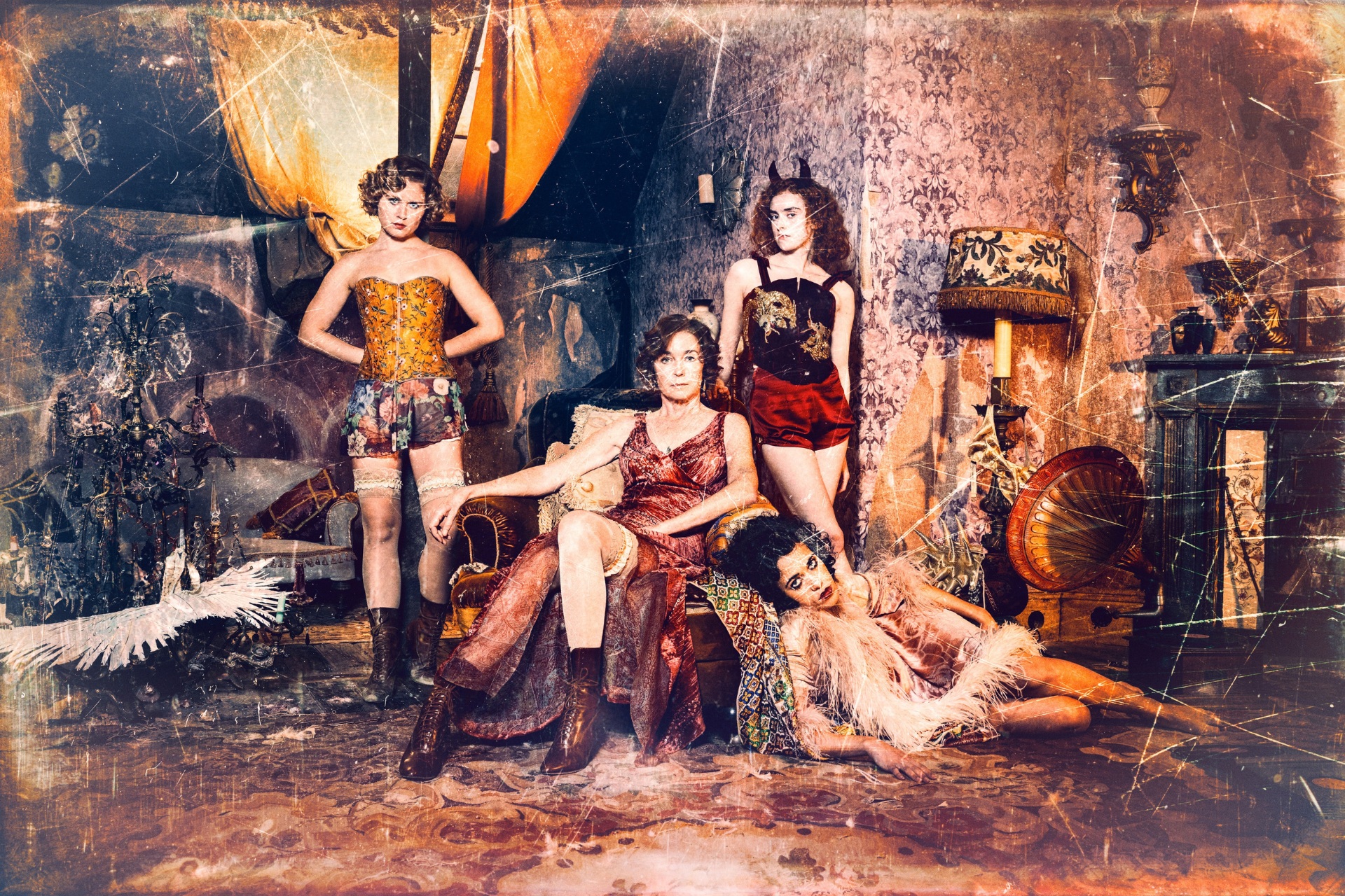 The cast of Dope Girls