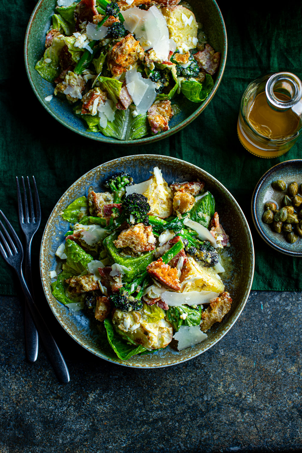 Winter Caesar salad