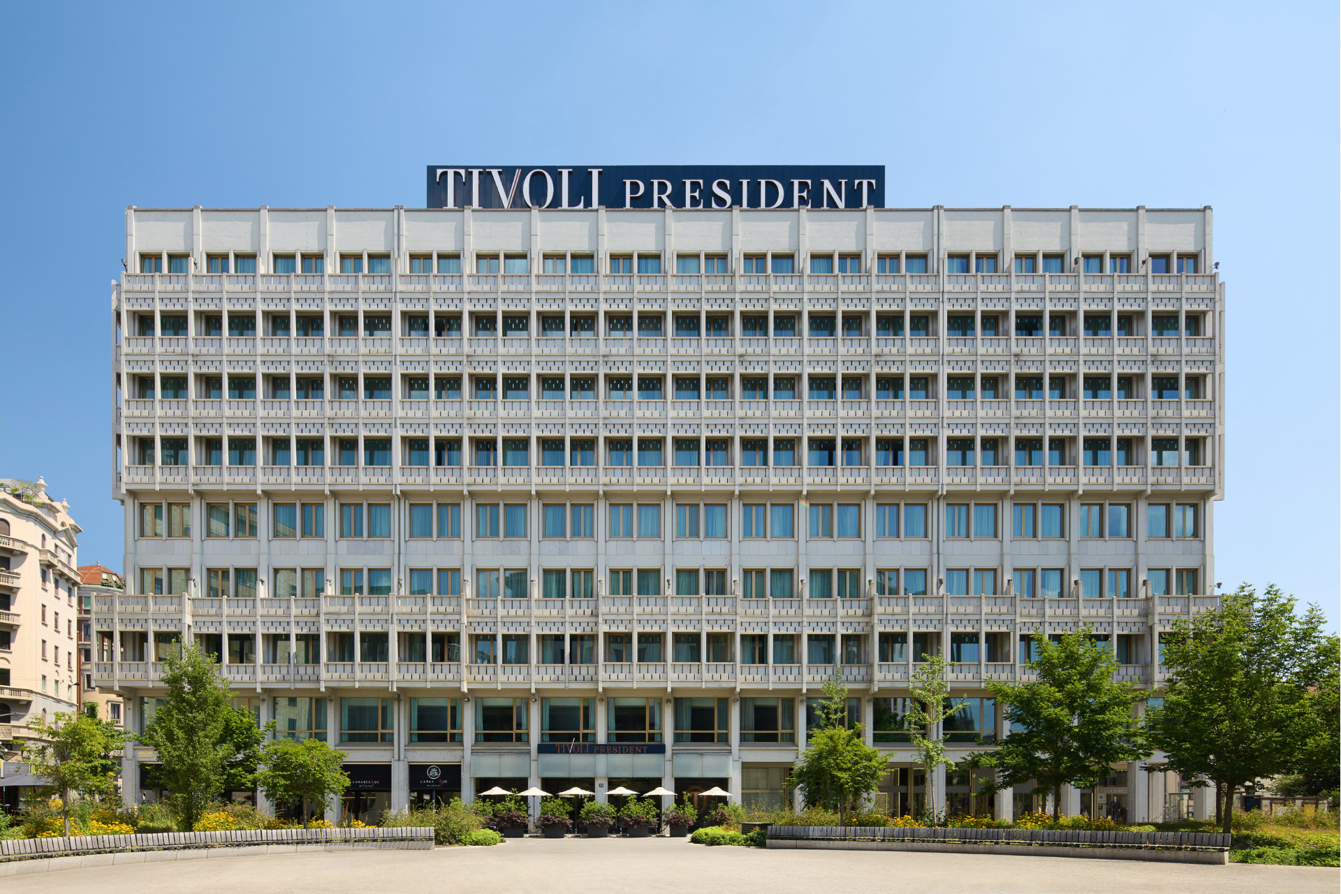 The exterior of Tivoli President Milano Hotel