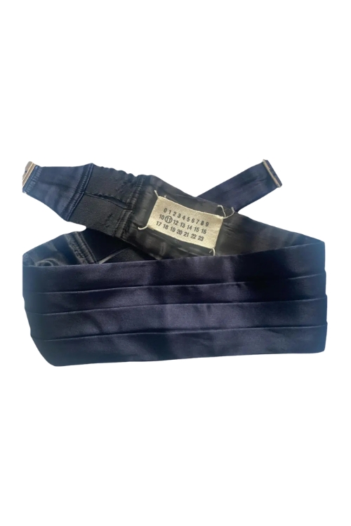 Maison Margiela Blue Silk Belt