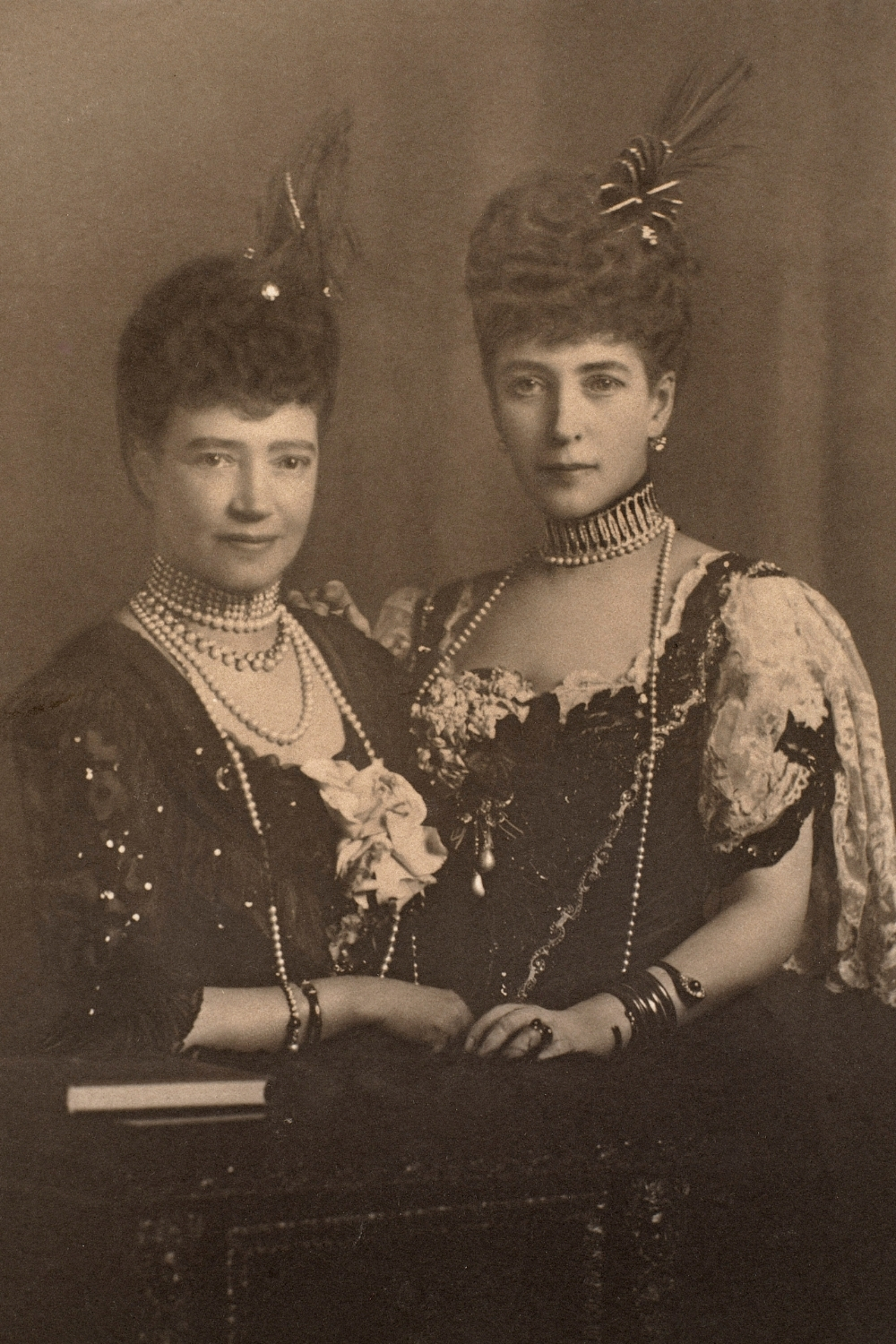 Queen Alexandra and Dowager Empress Marie Feodorovna of Russia, 1908, by W & D Downey (c) Royal Collection Enterprises Limited 2026 _ Royal Collection Trust