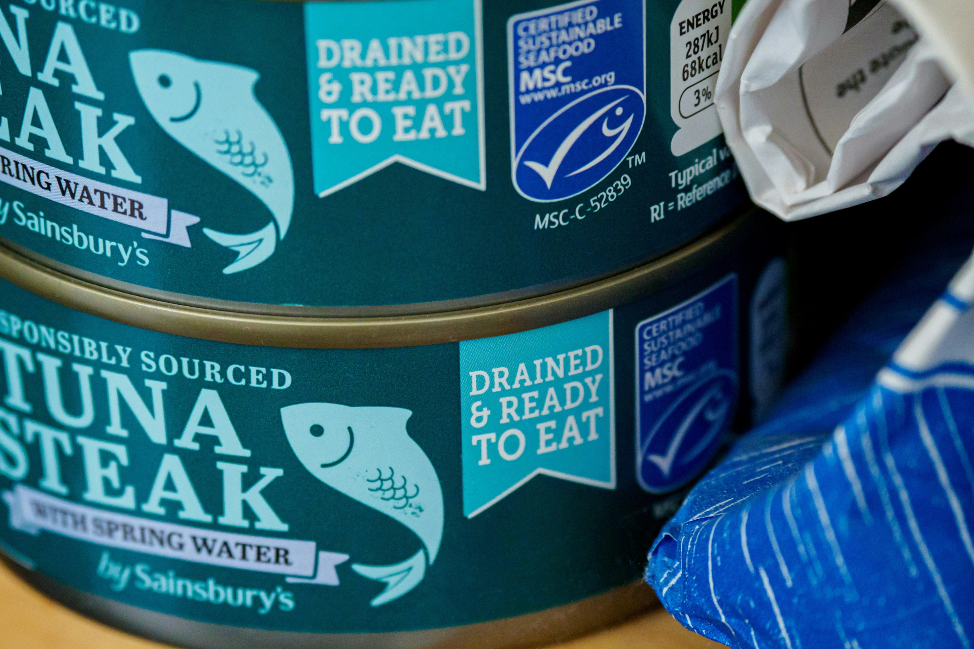 Cans of tuna