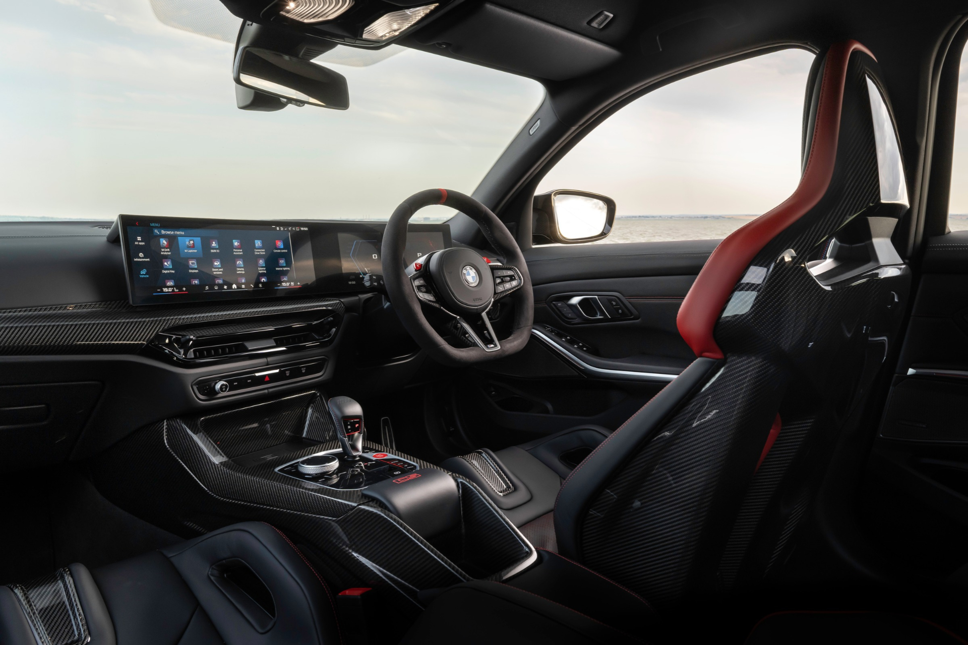 Inside of BMW M3