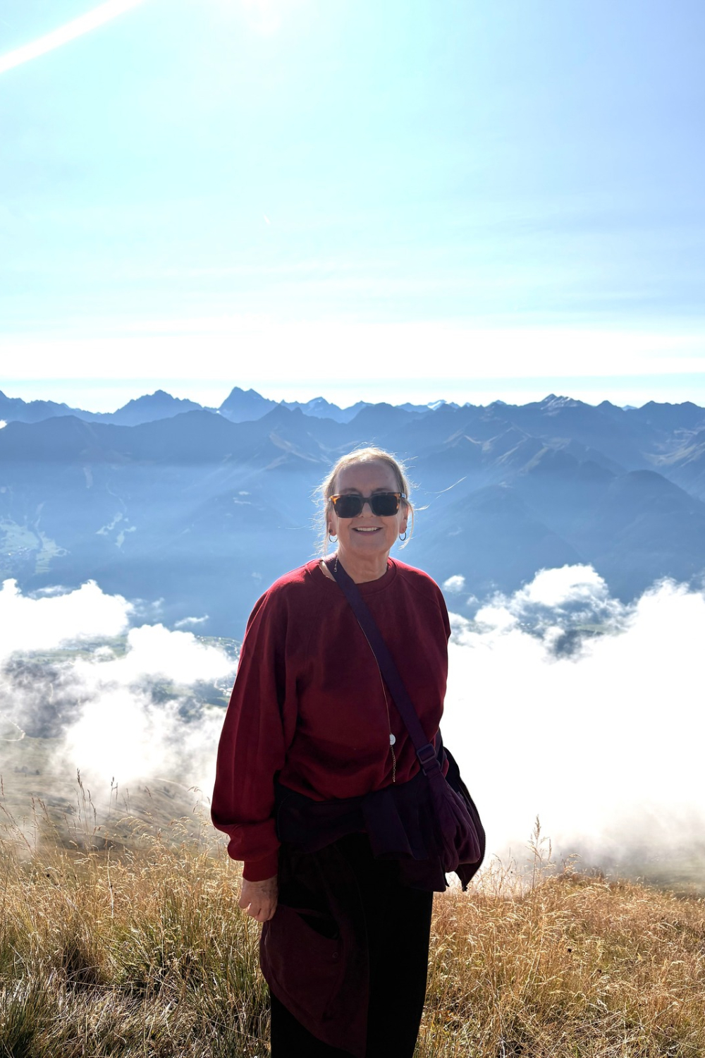 Margaret at Schloss Fiss