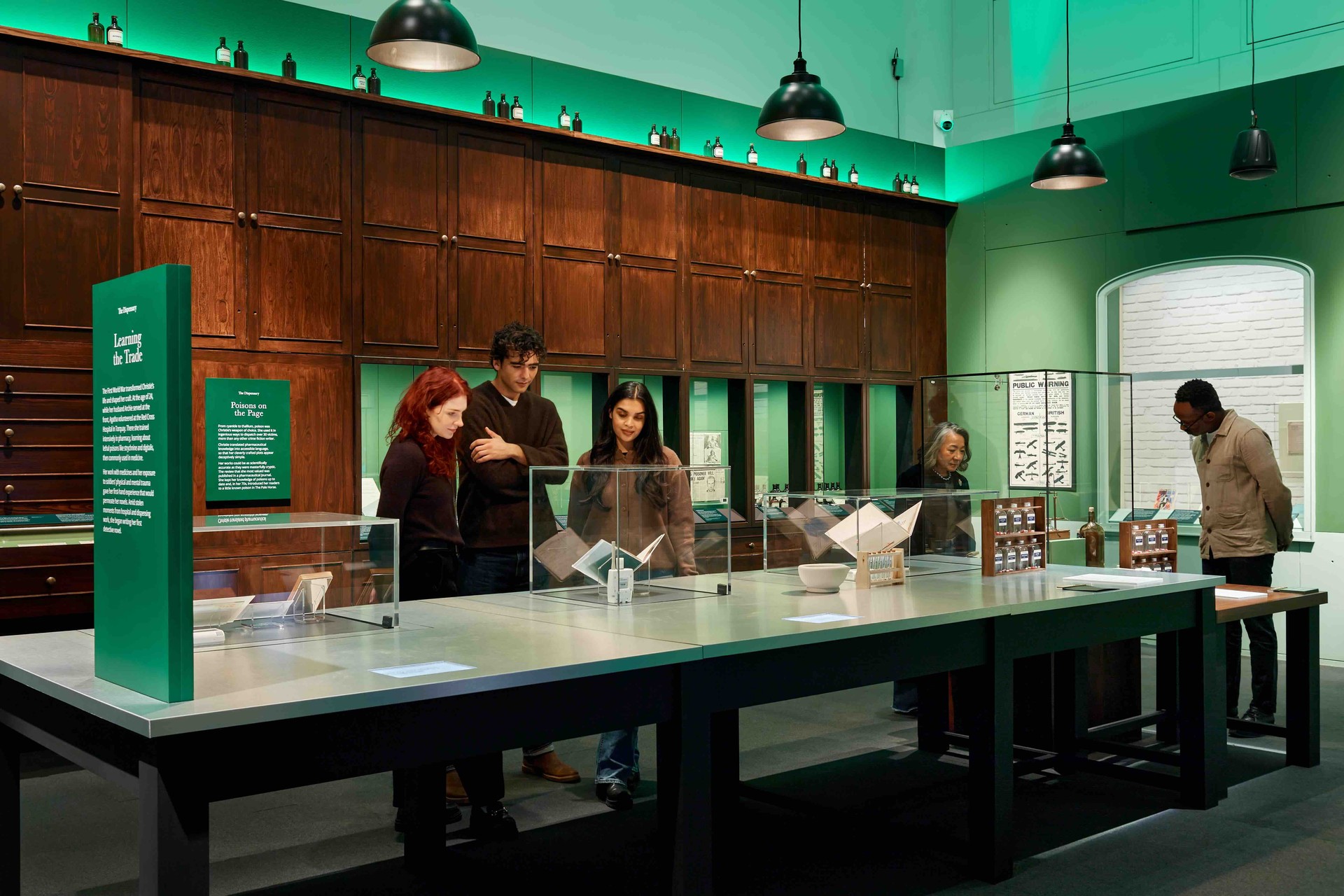 The Dispensary at Agatha Christie: A World ofMystery. Photo by Justine Trickett. © British Library Board